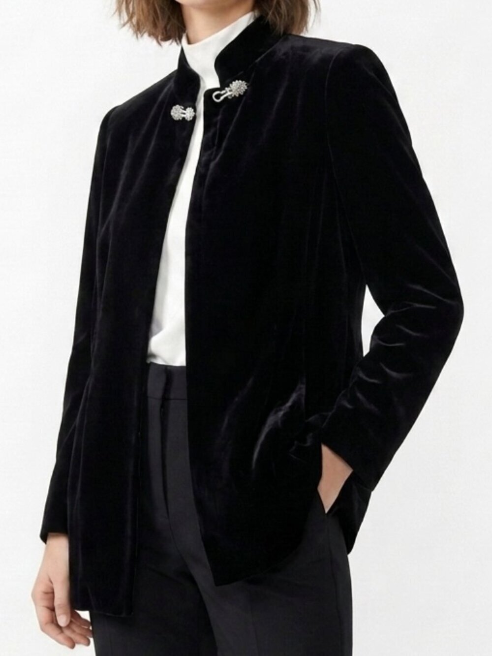 VINTAGE 70s Lord & Taylor Velvet Cocktail Jacket XL Sz 14
